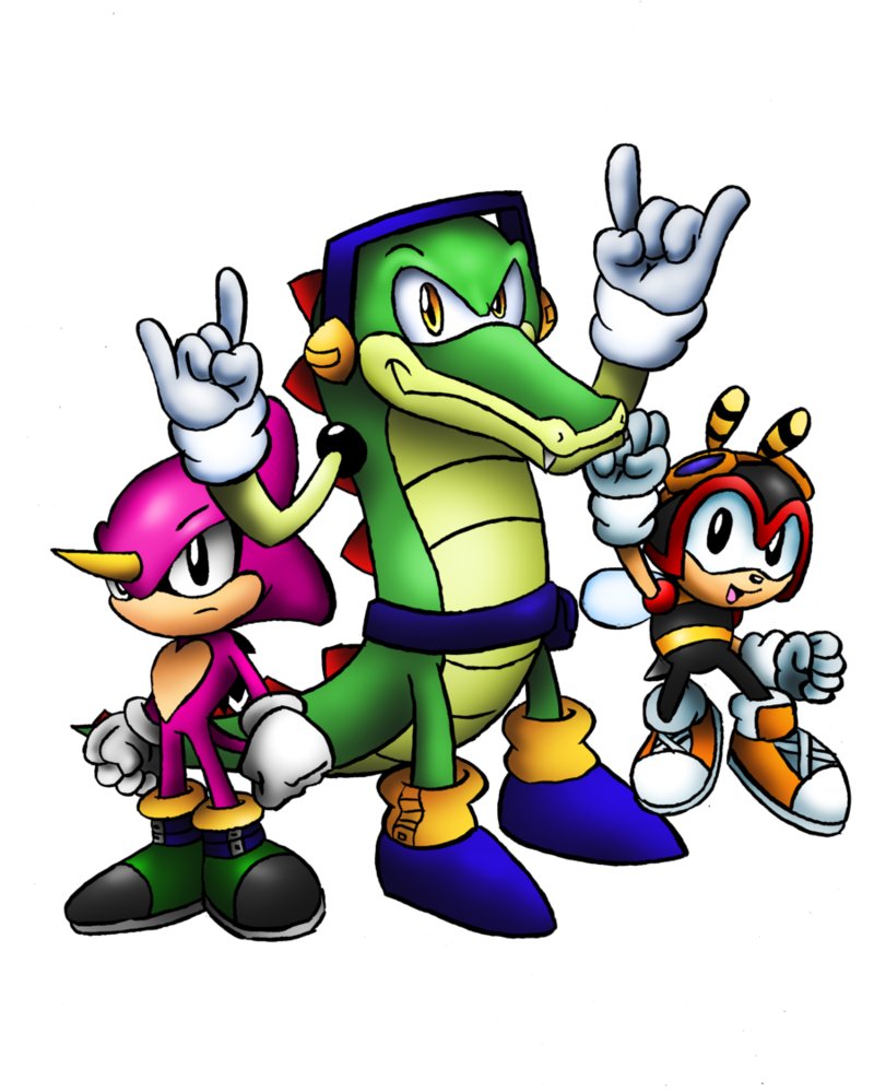 Sonic heroes chaotix. Соник Хаотикс. Sonic Chaotix. Sonic Heroes Team Chaotix. Команда Хаотикс из Соника